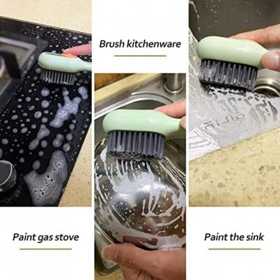 Automatic Liquid Shoe Cleaning Brush with Built-in Soap Dispenser