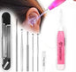 Ear Wax Cleaner 6Pcs + LED Ear Cleaner, Ear Cleaning Tool, Ear Wax Remover Tool Kit, Ear Buds, Ear Cleaner Tool, Ear Wax Removal