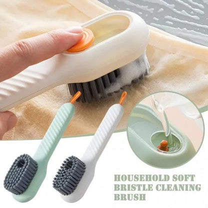 Automatic Liquid Shoe Cleaning Brush with Built-in Soap Dispenser
