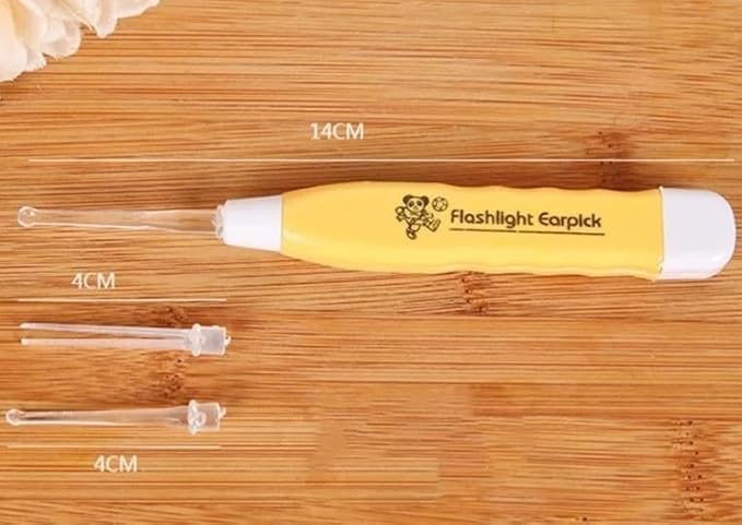 Ear Wax Cleaner 6Pcs + LED Ear Cleaner, Ear Cleaning Tool, Ear Wax Remover Tool Kit, Ear Buds, Ear Cleaner Tool, Ear Wax Removal