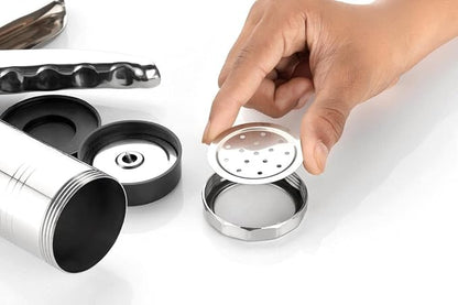 15 in 1 Stainless Steel Kitchen Press | idiyappam Maker | Murukku Machine | Chakli Maker | Sev | Noodles | Gathiya | Bhujiya | Cookies | Farsan Namkeen Snacks Maker