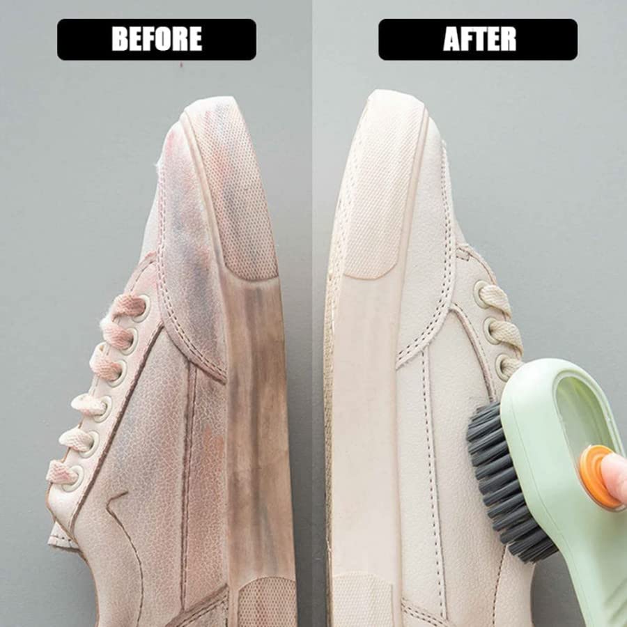 Automatic Liquid Shoe Cleaning Brush with Built-in Soap Dispenser