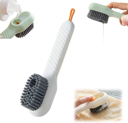 Automatic Liquid Shoe Cleaning Brush with Built-in Soap Dispenser
