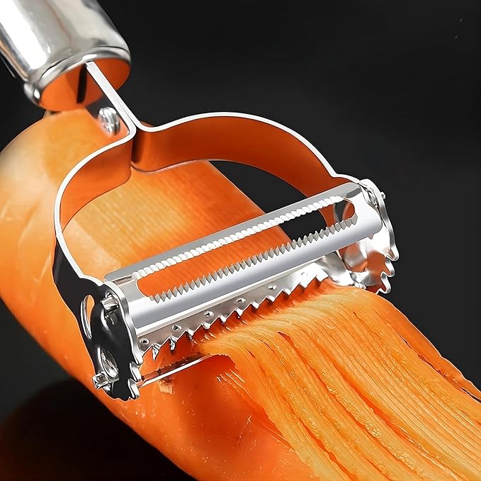 Stainless Steel Carrot Potato Fruit Peeler Durable Razor Sharp Cutter Shredder Slicer Vegetable Julienne Peeler