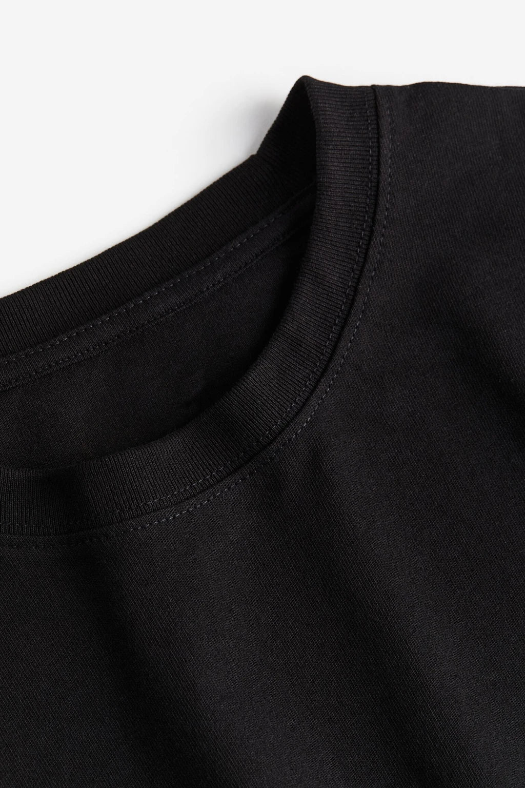 Anime Printed oversize drop shoulder round neck pure cotton Black T-shirt for men